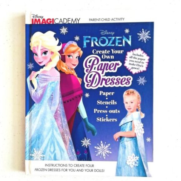 Disney Imagicademy Frozen Create Your Own Paper Dresses - Picture 2 of 3